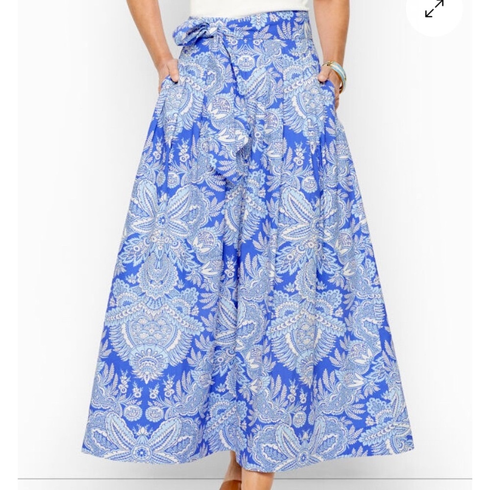Talbots NWT Intricate Medallion Maxi Skirt
